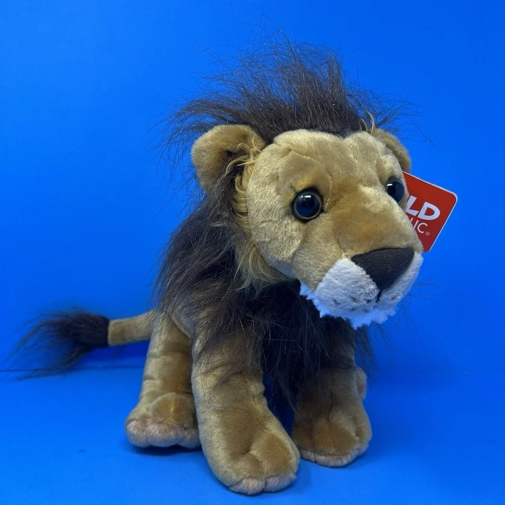 Wild Republic Lion Plush 11 inch Realistic Stuffed Animal Soft‎ Safari Toy K&M